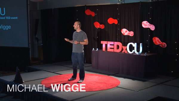 Speaker Wigge with TEDx Talk in Boulder, CO